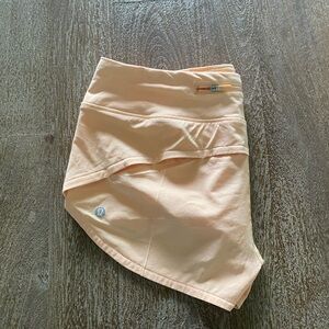 Lululemon Apricot Athletic Short